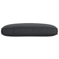 Coussin de Palette pour Siège Noir 120x80x12 cm Tissu Oxford