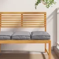 Coussins de palette pour siège 2 pcs Gris 40x40x8 cm Tissu Oxford