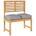 Coussins de palette pour siège 2 pcs Gris 40x40x8 cm Tissu Oxford