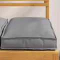 Coussins de palette pour siège 2 pcs Gris 40x40x8 cm Tissu Oxford