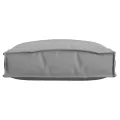 Coussins de palette pour siège 2 pcs Gris 40x40x8 cm Tissu Oxford