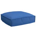 Set de coussins en palette de 2 pièces bleu royal en tissu Oxford