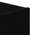 Table de chevet  avec lumières LED Chêne noir 45x40x55 cm