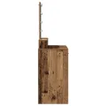 Coiffeuse  avec des lumières LED, bois vintage 100x41x140 cm