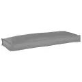Coussin de palette pour banc gris 110x40x8 cm en tissu Oxford