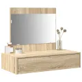 Table de Maquillage Suspendue Chêne de Sonoma 83x40x70 cm