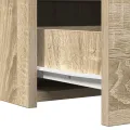 Table de Maquillage Suspendue Chêne de Sonoma 83x40x70 cm
