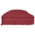 Coussin de palette pour banc rouge vin 110x40x8 cm en tissu Oxford