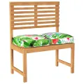 Coussins de palette pour siège 2 pcs Jungle tropicale 40x40x8 cm Tissu Oxford