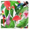 Coussins de palette pour siège 2 pcs Jungle tropicale 40x40x8 cm Tissu Oxford