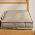 Coussins de palette pour sièges 6 pcs Taupe 40x40x8 cm Tissu Oxford