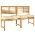 Coussins de palette pour siège 4 pcs Beige 40x40x8 cm Oxford