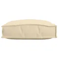 Coussins de palette pour siège 4 pcs Beige 40x40x8 cm Oxford