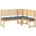 Coussins de palette pour siège 6 pcs anthracite 40x40x8 cm Tissu Oxford