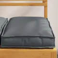 Coussins de palette pour siège 6 pcs anthracite 40x40x8 cm Tissu Oxford
