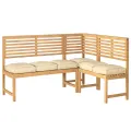 Coussins de palette pour siège 6 pcs Beige 40x40x8 cm Tissu Oxford
