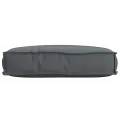 Coussin Palette pour siège anthracite 60x40x8 cm en tissu Oxford