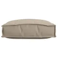 Coussins de Palette pour siège 4 pcs Taupe 40x40x8 cm Tissu Oxford