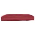 Coussin de palette pour siège/dossier rouge vin 120x60x12 cm en tissu Oxford