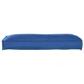 Coussin de palette pour dos bleu royal 120x40x12 cm tissu Oxford