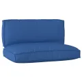 Ensemble de 2 coussins sur palette Bleu royal Tissu Oxford