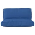 Ensemble de 2 coussins sur palette Bleu royal Tissu Oxford
