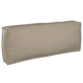 Set de coussins pour palette de 2 pièces taupe en tissu Oxford