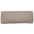 Set de coussins pour palette de 2 pièces taupe en tissu Oxford