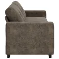 Canapé 3 places  gris foncé 180 cm en simili cuir