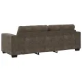 Canapé 3 places  gris foncé 180 cm en simili cuir