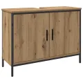 Ensemble de meubles de salle de bain 4 pièces Chêne artisanal Bois d'ingénierie