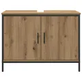 Ensemble de meubles de salle de bain 4 pièces Chêne artisanal Bois d'ingénierie