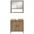 Ensemble de meubles de salle de bain 4 pièces Chêne artisanal Bois d'ingénierie