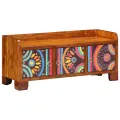 Banc à chaussures  90x35x40 cm en bois massif d'acacia