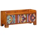 Banc à chaussures  90x35x40 cm en bois massif d'acacia