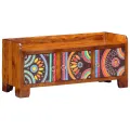 Banc à chaussures  90x35x40 cm en bois massif d'acacia