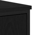 Meuble sous lavabo  Noir Chêne 60x30x60 cm Bois d'ingénierie