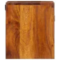 Tables de chevet  2 pièces 40x35x35 cm en bois massif d'acacia