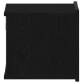 Commode de chevet  Noir en chêne 40x30x30 cm en bois d'ingénierie