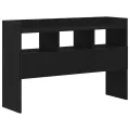 Buffet noir en chêne  105x30x70 cm en bois d'ingénierie
