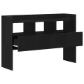 Buffet noir en chêne  105x30x70 cm en bois d'ingénierie
