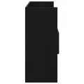 Buffet noir en chêne  105x30x70 cm en bois d'ingénierie