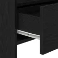 Buffet noir en chêne  105x30x70 cm en bois d'ingénierie