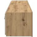 Rangements TV  avec lumières LED 2 pcs Chêne Artisan 80x35x31 cm