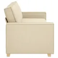Canapé 3 places  crème 180 cm en tissu