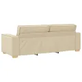 Canapé 3 places  crème 180 cm en tissu