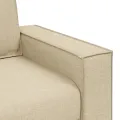 Canapé 3 places  crème 180 cm en tissu
