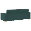 Canapé 3 places  vert foncé 180 cm en tissu