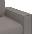Ensemble de canapés 3 pièces avec coussins en tissu taupe