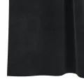 Rideaux occultants  avec boucles de suspension 2 pcs en velours noir